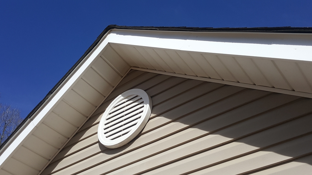 Exterior of home Attic Ventilation