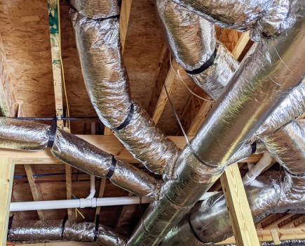 HVAC attic ductwork chain